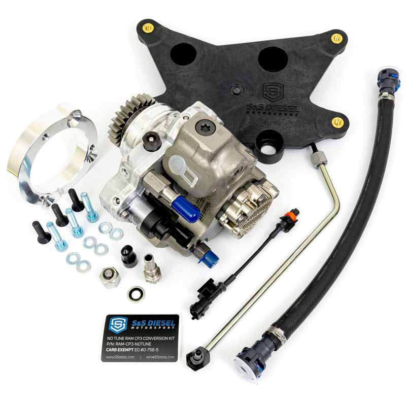 S&S Diesel RAM-CP3-NOTUNE CP4 To CP3 Conversion Kit (With Pump) - Ram 6.7L Cummins (2019-2020)