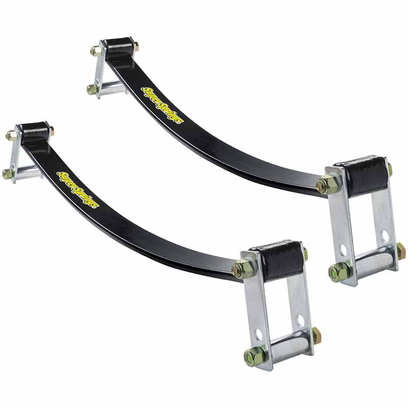 SuperSprings SSA25 Helper Springs (Pair, 3,400 lb Capacity)