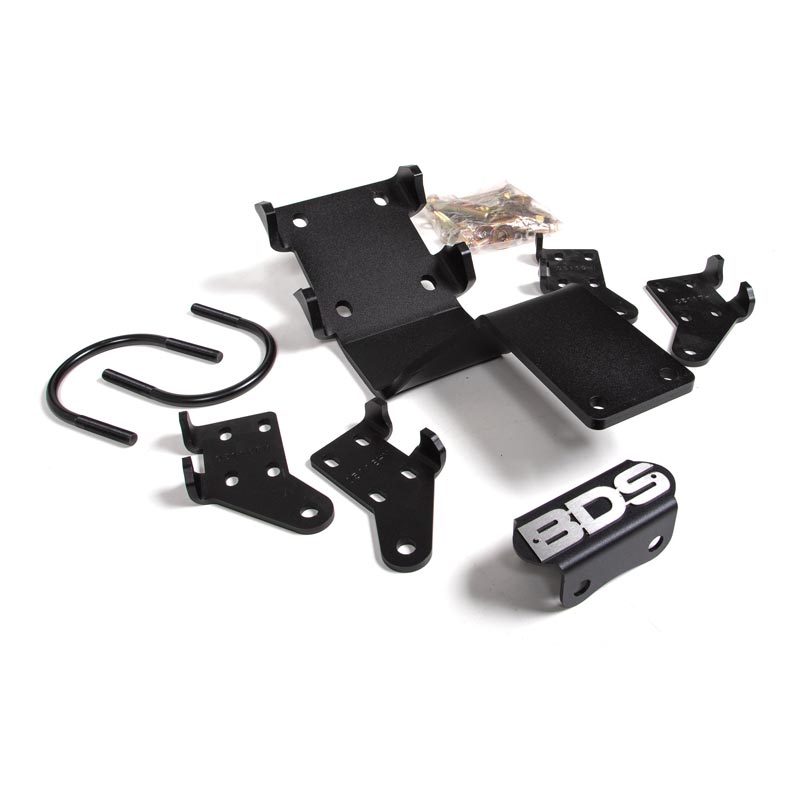 BDS Suspension Dual Steering Stabilizer Mount Kit 55384 - Ford F-450 Super Duty 4WD (2017-2024)