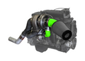 Pusher High Mount Compound Turbo System for 2013-2018 Dodge Ram 6.7L Cummins Trucks
