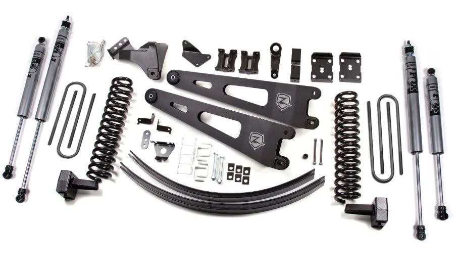 Zone Offroad 2011 4 Rear Block Kit w/ Overload — Ford F-250/F-350