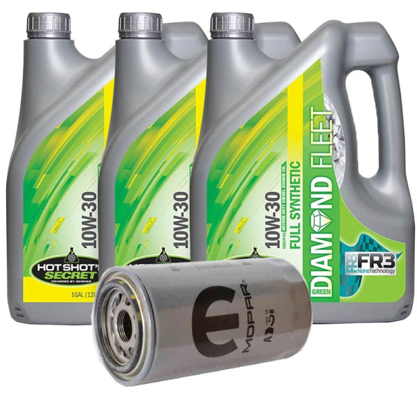 Ram 6.7L Diesel 10W-30 Oil Change Bundle (OE Oil Filter)