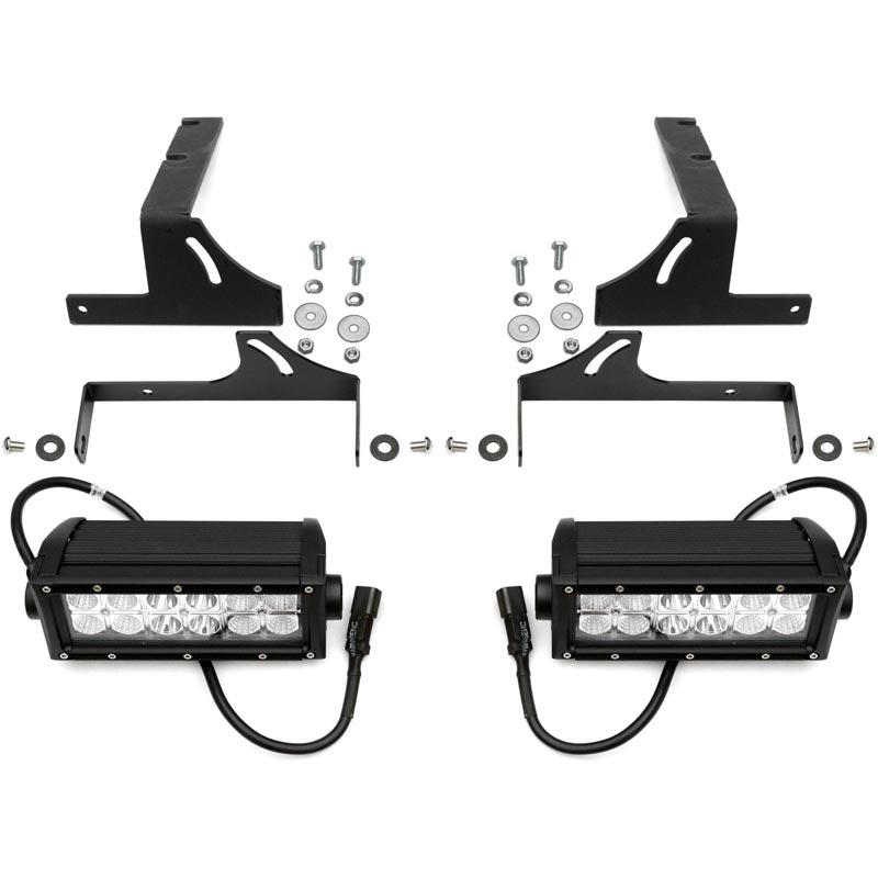 Zroadz Rear Bumper Mount Kit with Two 6" LED Light Bars