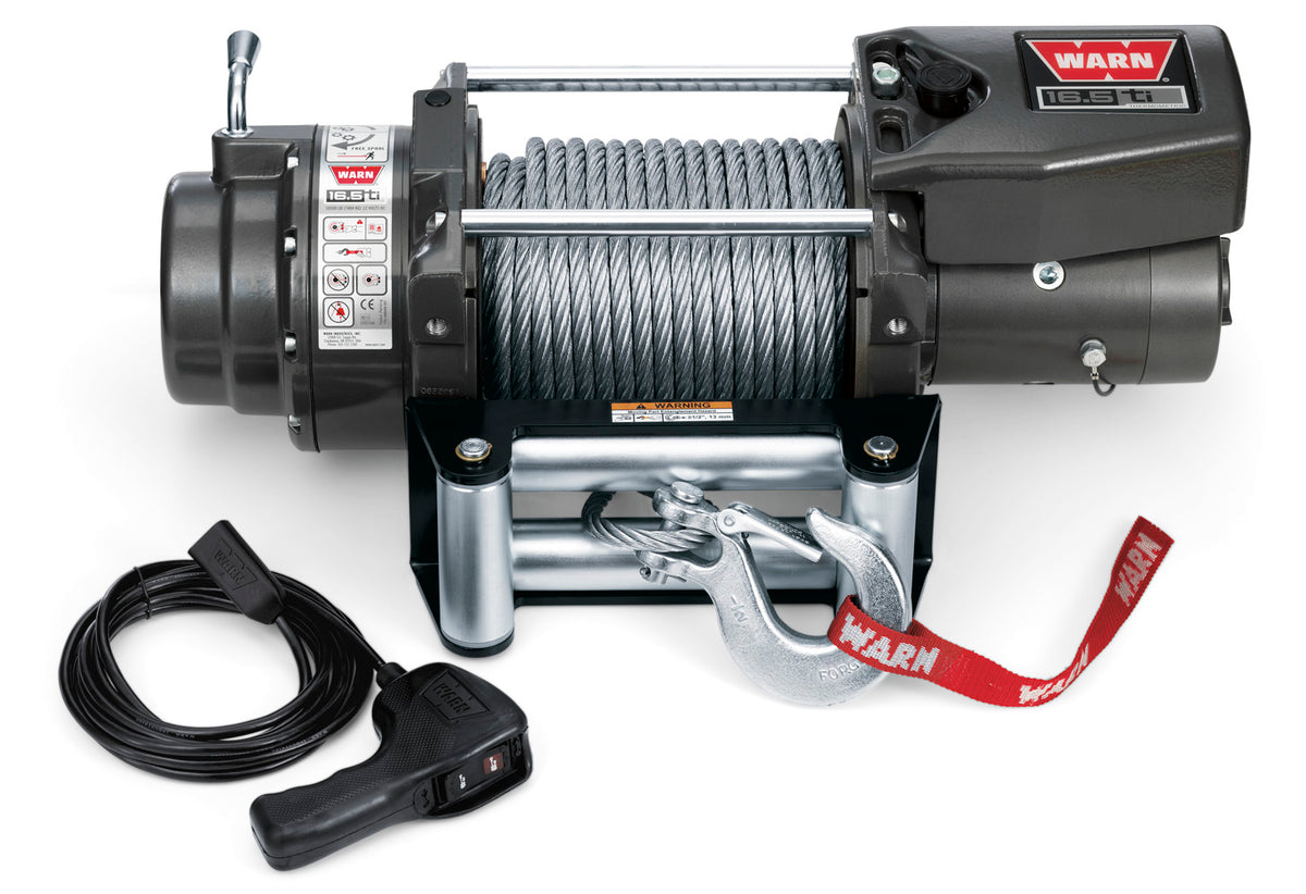 Warn 16.5ti Winch - 12V, 16,500 lb Capacity