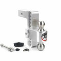 Weigh Safe 2.5" 180 Hitch Ss Combo Ball & Lock Pin- 8" Drop