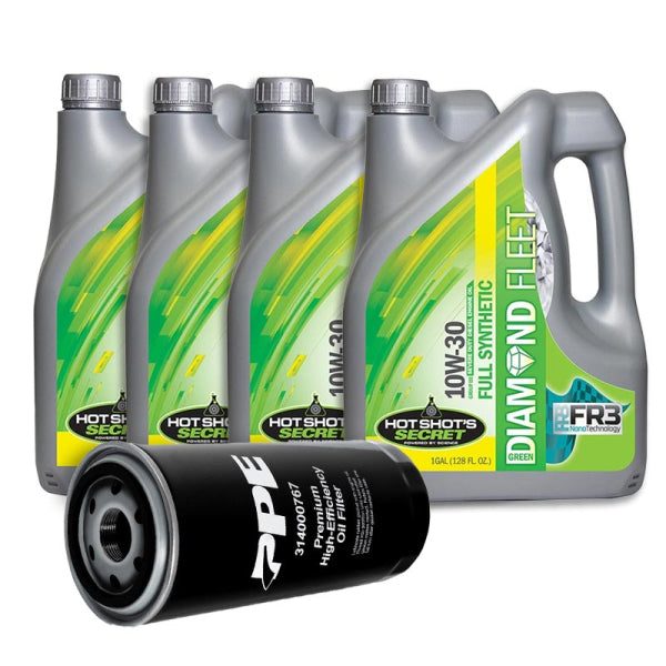 Ford 6.7L Power Stroke 10W-30 Oil Change Bundle (Aftermarket Oil Filter)
