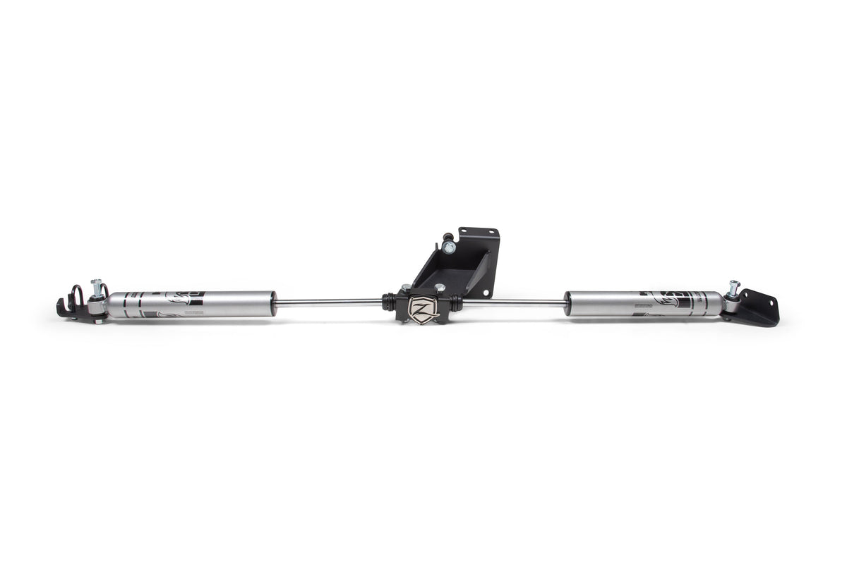 Zone Offroad Dual Steering Stabilizer Kit - Fox 2.0 Adventure Series - 2014-2024 Ram 2500/3500 4WD