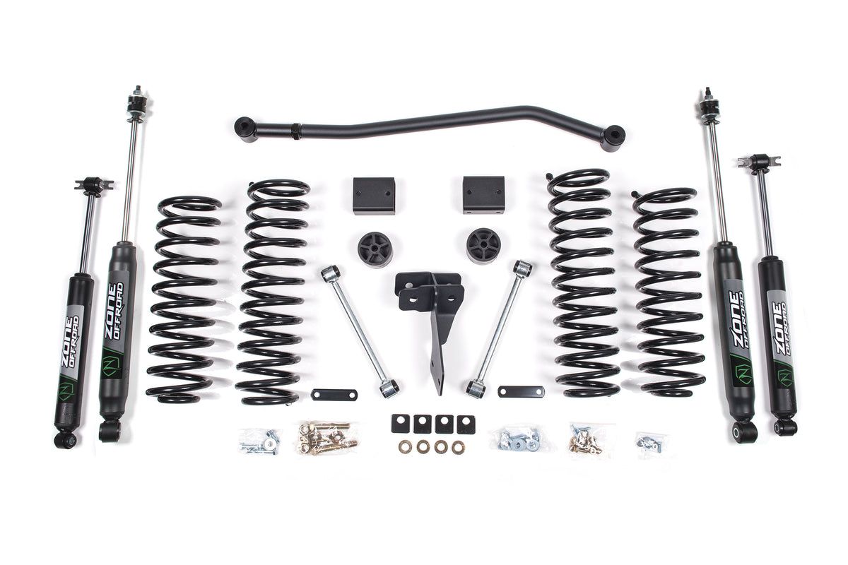Zone Offroad Coil Spring Box Kit: - 4.5 - 5.5 Gas - Drv Side - Front Coil Spring - Single Spring — 2014-2026 Ram 2500/3500