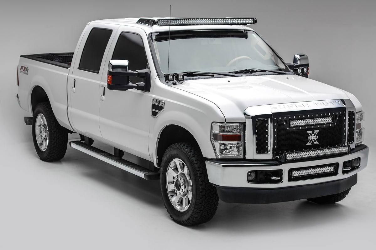 Zroadz Front Roof LED Light Bar Kit with 52-Inch Curved LED Light Bar - Ford F-250/F-350 Super Duty (1999-2016)
