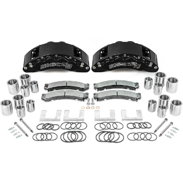 SSBC-USA B8 Barbarian Black Brake Calipers (Front)