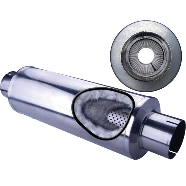 Diamond Eye 5" T409 Stainless Steel Perforated 30" Muffler
