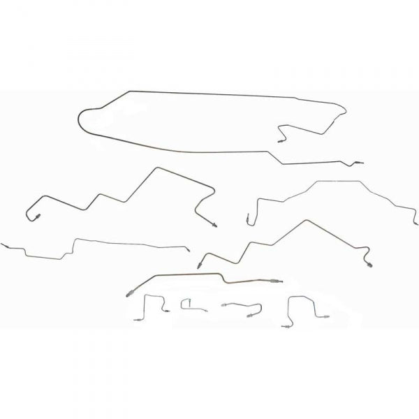 Dorman Stainless Steel Brake Line Kit — 2000-2001 Dodge Ram 2500