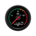 ISSPRO EV2 Pyrometer Gauge 0-1600F with Color Band — Universal Ford/ Dodge/ Ram/ Chevrolet/ GMC F-250 Super Duty/F-350 Super Duty