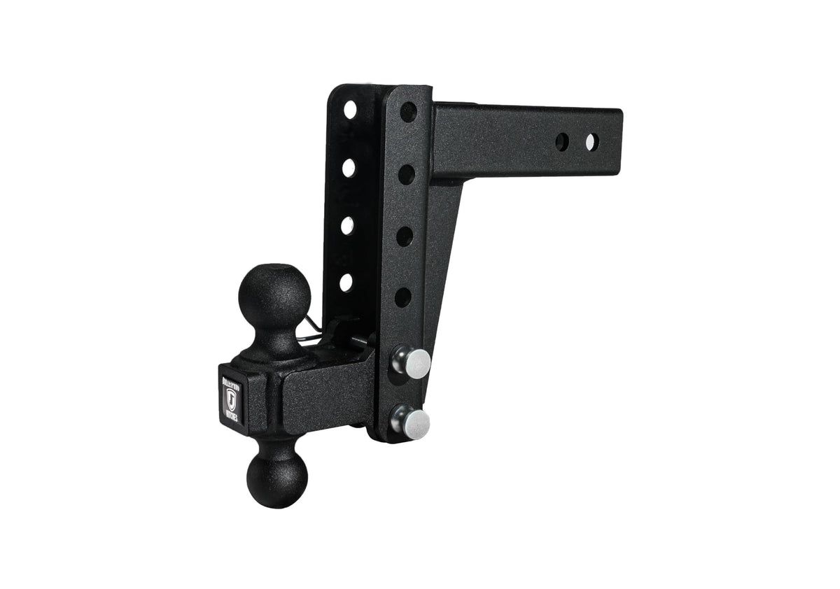 BulletProof 2.5 Inch Aluminum Medium Duty 6 Inch Drop Rise Hitch