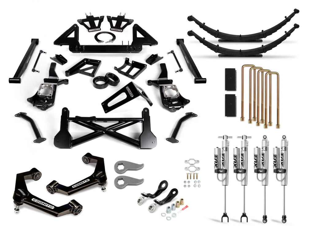 Cognito Motorsports 12-Inch Performance Lift Kit with FOX Psrr 2.0 Shocks for 2WD 4WD — 2011-2019 Silverado/Sierra/2500/3500