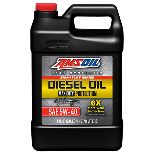 AMSOIL Signature Series 5W-40 100% Synthetic Max-Duty Diesel Oil