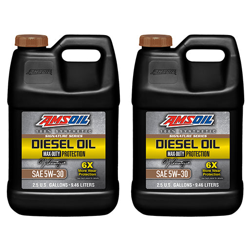 AMSOIL Signature Series 5W-30 100% Synthetic Max-Duty Diesel Oil