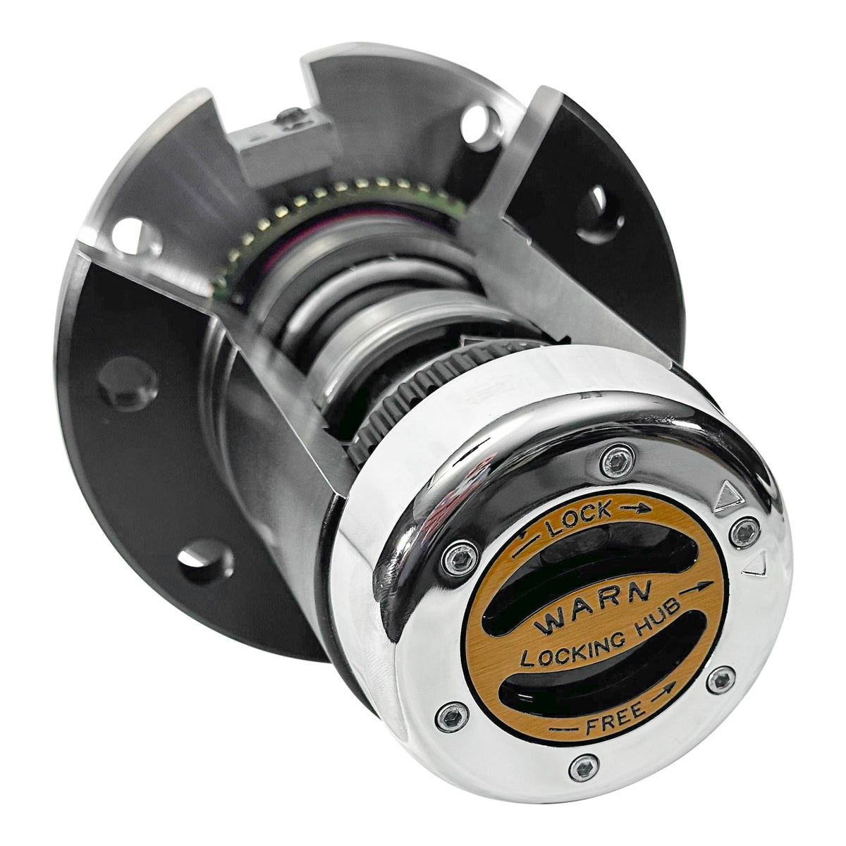 Dynatrac Free Spin Hub Conversion Kit 4X4 Warn Locking Hubs — 2000-2008 Dodge 2500/3500