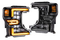 Morimoto XB LED Headlights And Tail Lights - Amber DRL, Smoked Tails, OEM LED Trucks - 2020-2022 Ford Super Duty