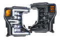 Morimoto XB LED Headlights And Tail Lights - White DRL, Red Tails, OEM LED Trucks - 2020-2022 Ford Super Duty