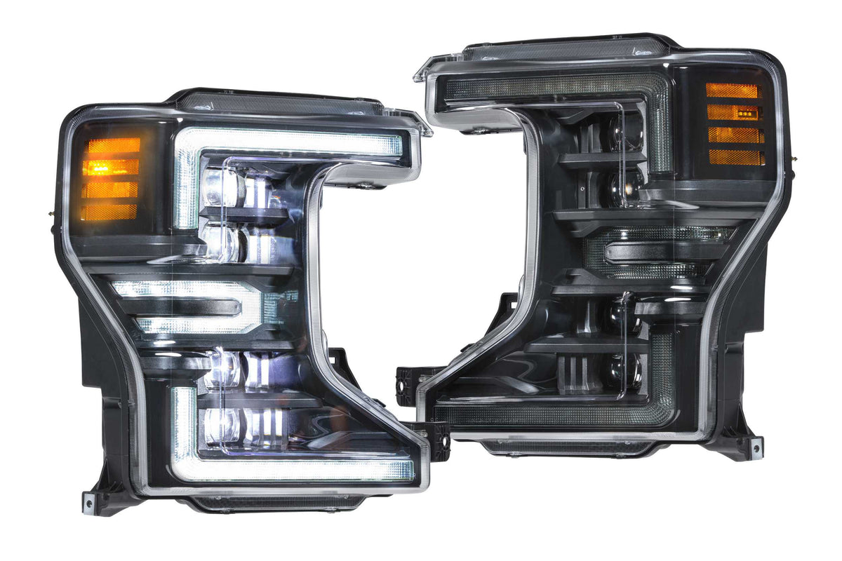 Morimoto XB LED Headlights And Tail Lights - White DRL, Red Tails - 2020-2022 Ford Super Duty – image 2