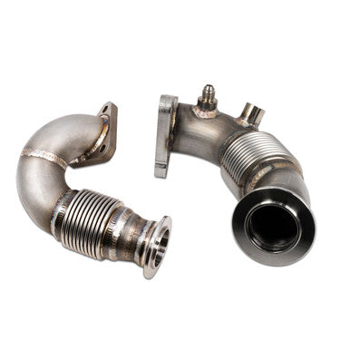 PPE 316119515 Replacement High-Flow Up-Pipes - 2015-2019 Ford 6.7L Powerstroke