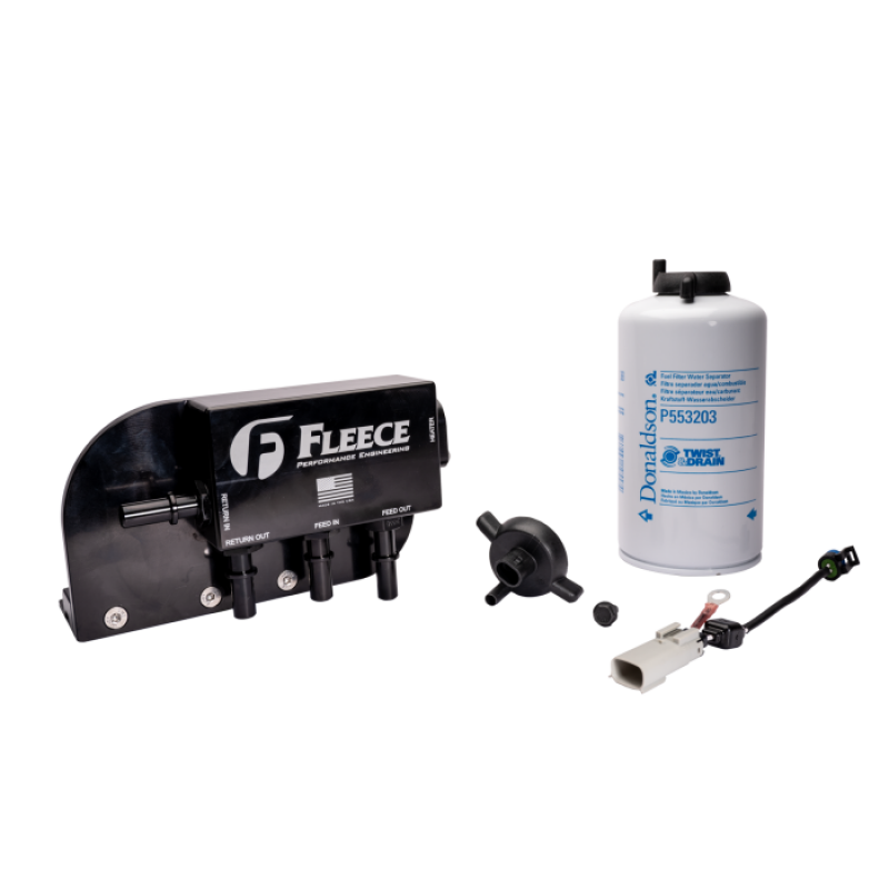 Fleece Under Bed Fuel Filter Assembly | 2017 to 2026 Ford F250 to F550 6.7 Powerstroke