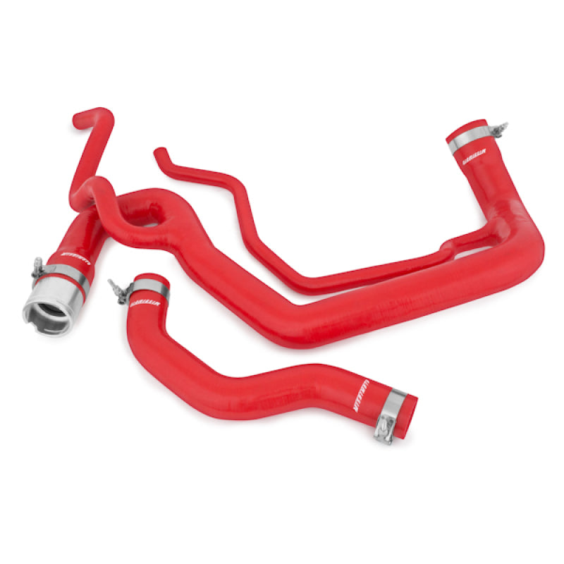 Mishimoto Upper & Lower Silicone Hose Kit 2006-2010 Duramax LBZ LMM 6.6L - RED