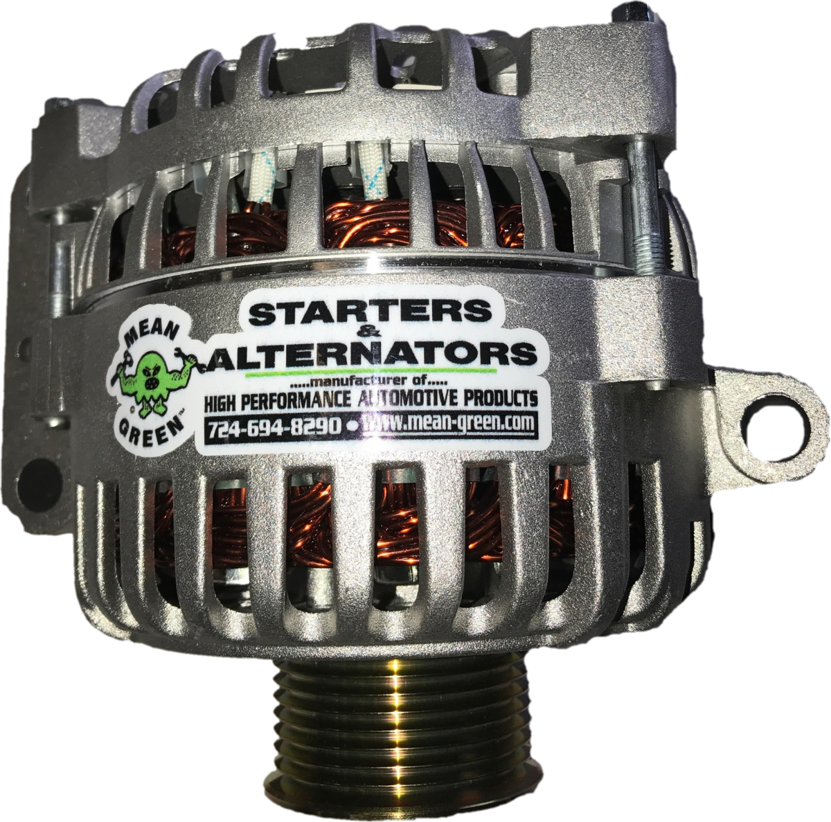 Mean Green High Output Alternator — 2006-2007 Ford F-250 Super Duty/F-350 Super Duty