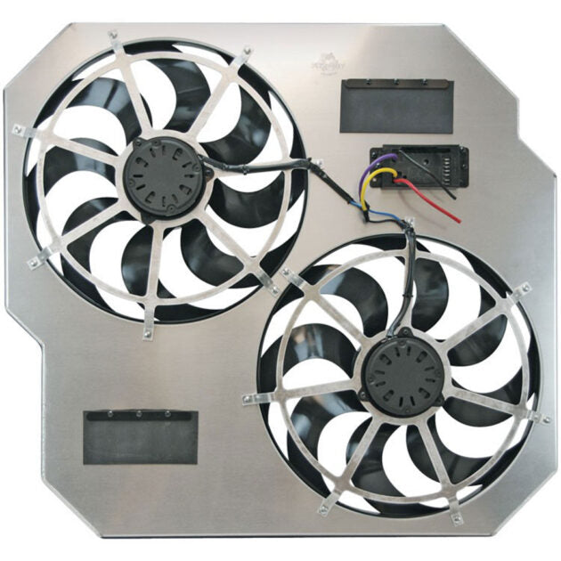 Flex-a-Lite Direct-Fit Dual Electric Cooling Fans — 2003-2009 Dodge Ram 2500/Ram 3500