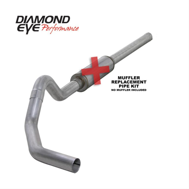 Diamond Eye 4" Aluminized Cat-Back Exhaust System — 2004.5-2007 Dodge Ram 2500/Ram 3500