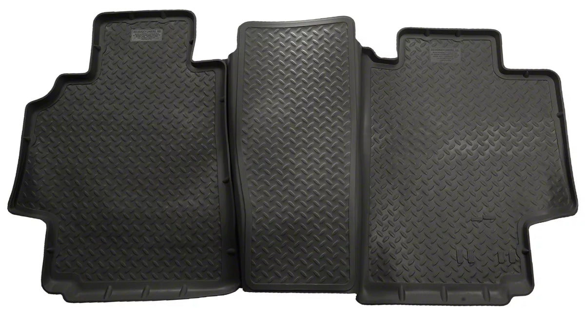Husky Liners Black 2nd Seat Floor Liner ( Quad Cab) — 1998-2002 Dodge/Ram 2500/3500