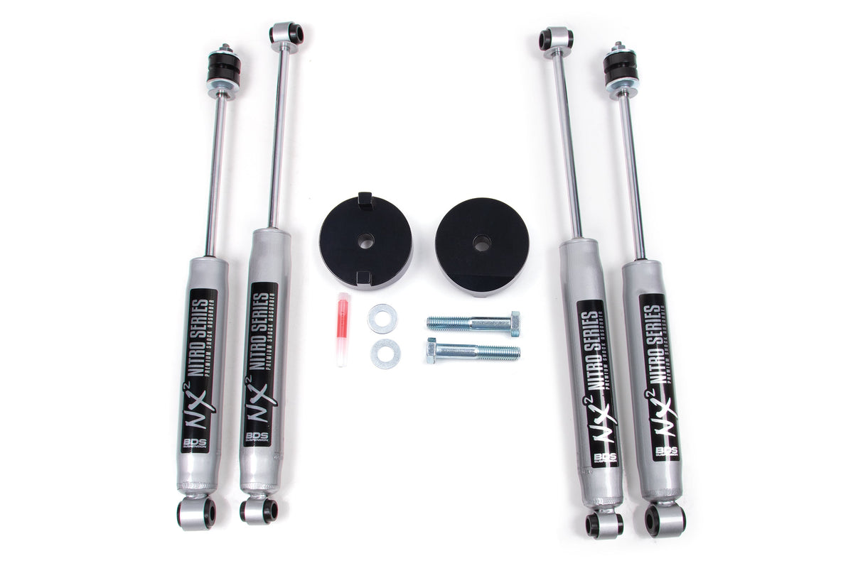 BDS Suspension Gas/Dsl 2/0 Leveling Kit — 2005-2016 F-250/F-350