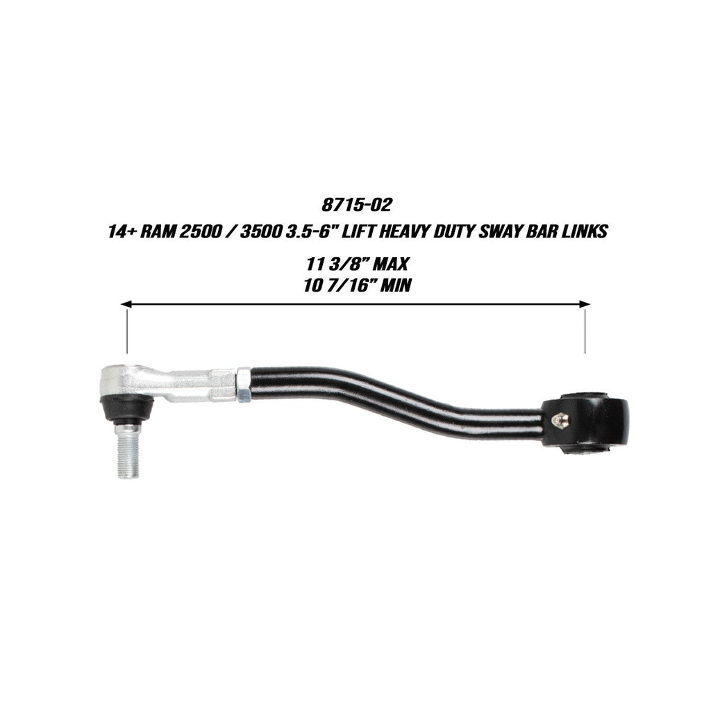 Synergy Heavy Duty Sway Bar Links (Front) — 3.5-6" Lift — 2014-2026 Ram 2500/3500 – image 2