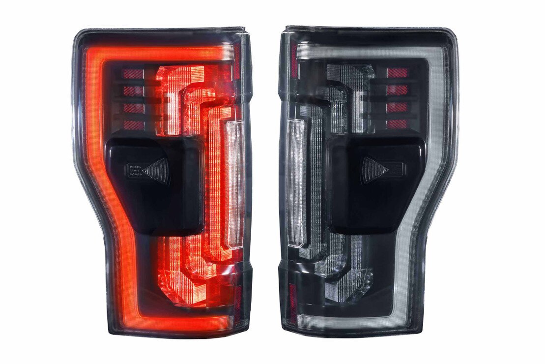 Morimoto XB LED Headlights And Tail Lights - Amber DRL, Smoked Tails, OEM LED Trucks - 2020-2022 Ford Super Duty – image 2