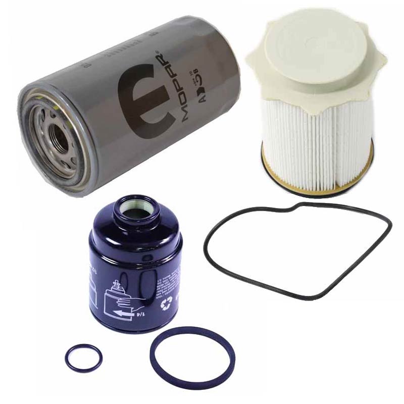 Turn4Diesel Oil & Fuel Filter Bundle (OE Filters) — 2013-2018 Ram 6.7L