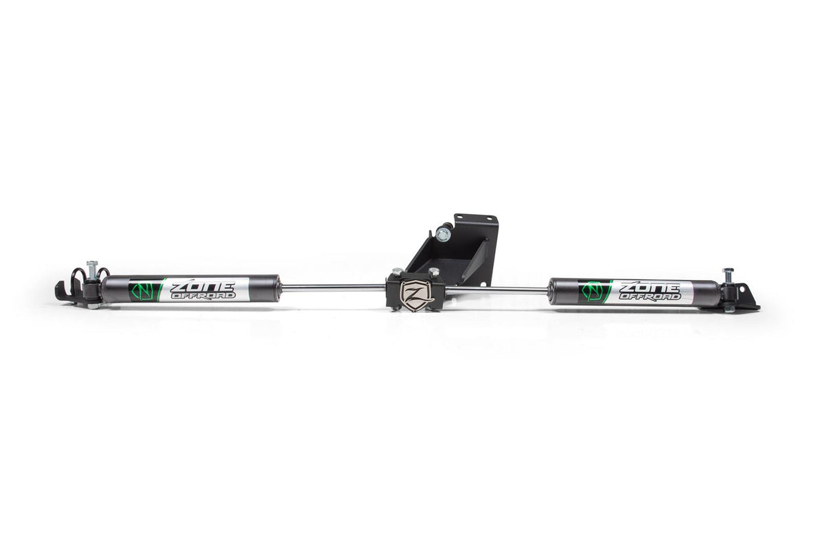 Zone Offroad Dual Steering Stabilizer Kit - Nitro Series - 2014-2024 Ram 2500/3500 4WD